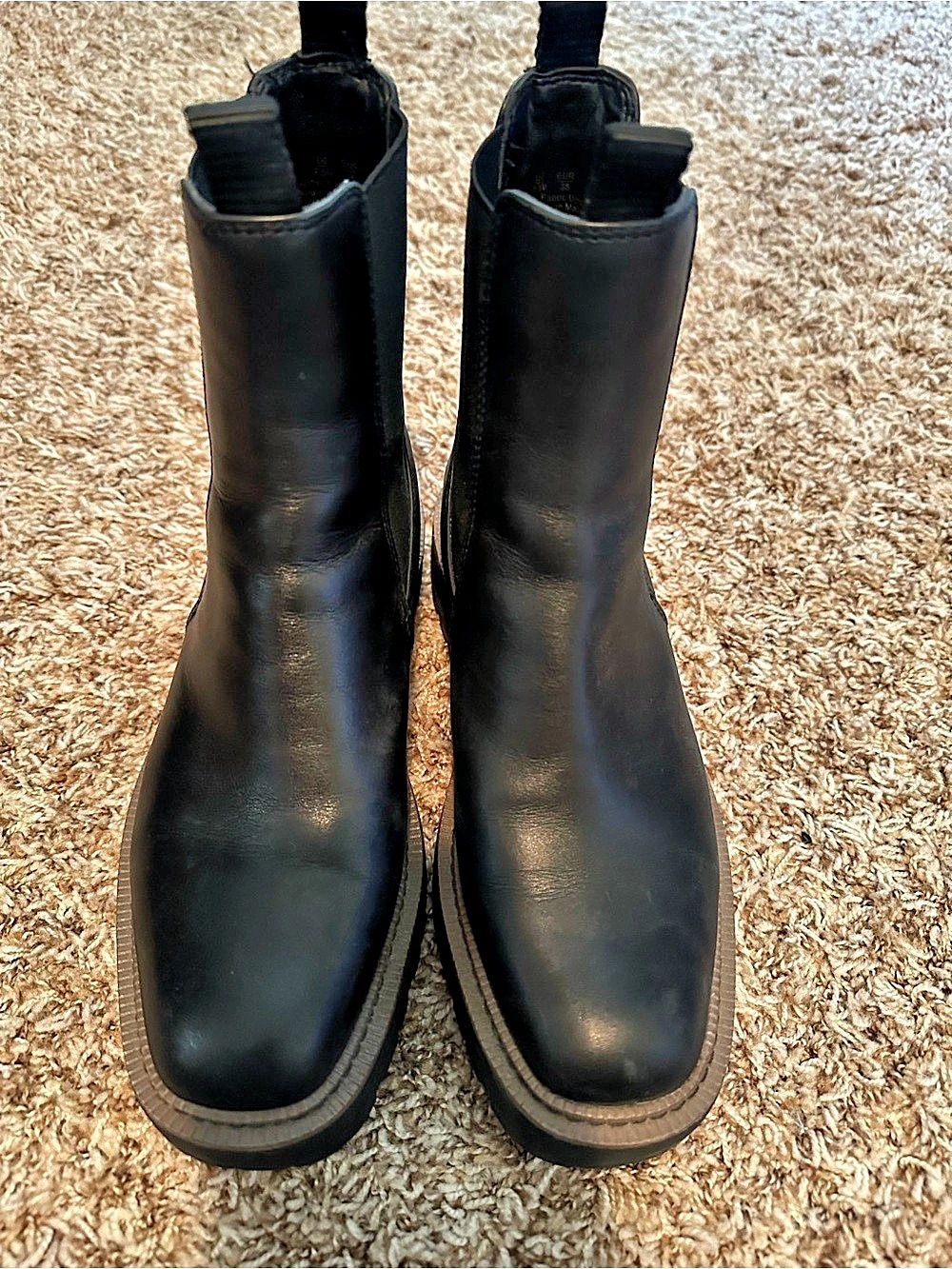 Sam Edelman Black Laguna Chelsea Ankle Boots US 7.5